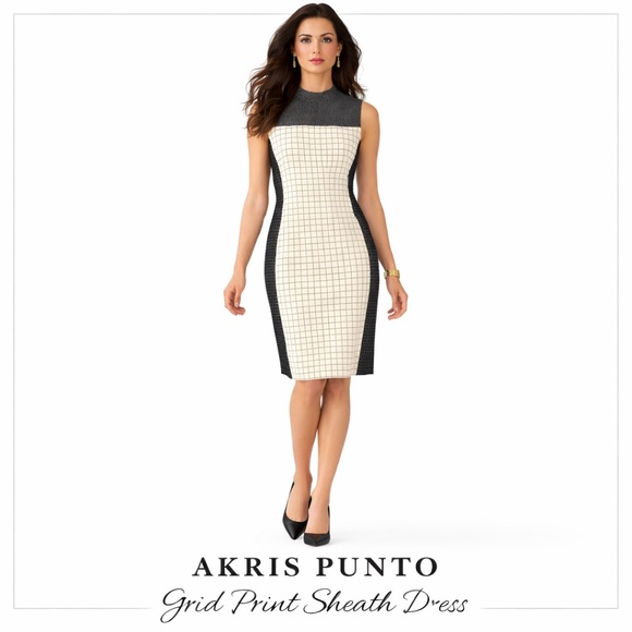 Akris Punto Cream and Black Grid Midi Dress Like New Size 2 is available  for purchase on au PAY Market - Imported Goods Online Store Co.Ltd. | au  PAY Market - Online Shopping Site